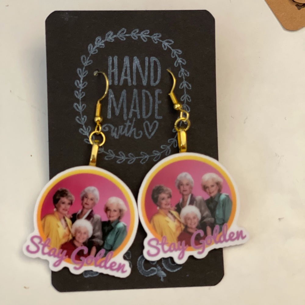 Golden girl earrings